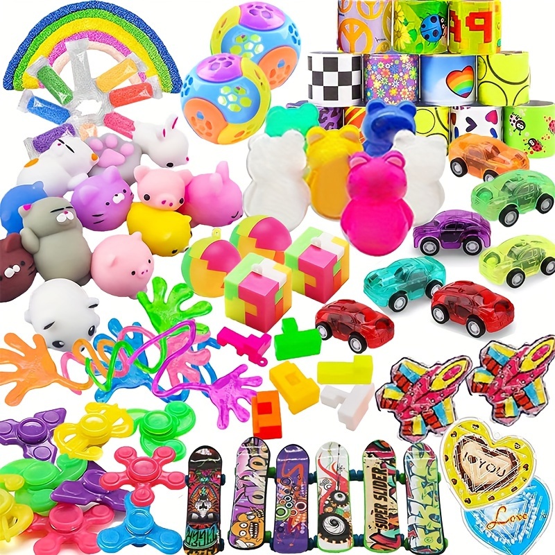  200 Pcs Party Favors for Kids, Fidget Toys Set, Stocking  Stuffers, Treasure Box Toys for Classroom Carnival Prize Rewards, Pinata  Goodie Bag Stuffers Birthday Gifts Fidget Toy Bulk for Boys and