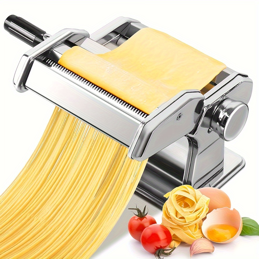 Pasta Maker Machine, Multi-functional Manual Noodles Dumpling Dough Skin  Maker, Hand Crank Noodle Making Cutter Machine Homemade Commercial  Spaghetti