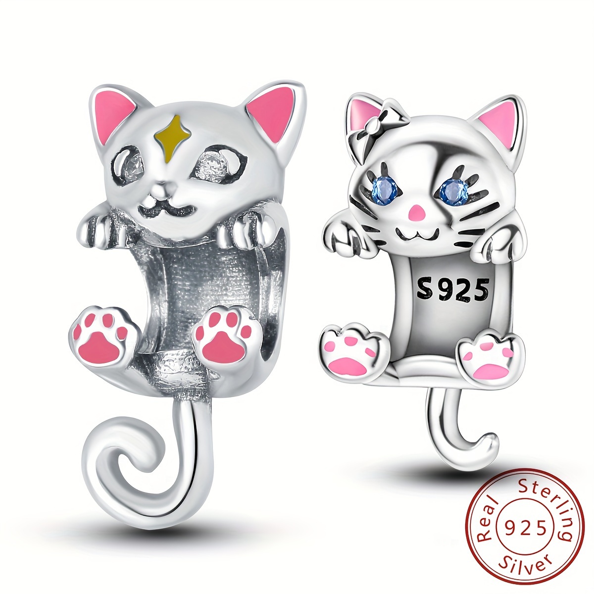 Sanrio 925 Sterling Silver Hello Kitty Kuromi Cinnamoroll Cartoon Charm  Pendant Fit Pandora Bracelet Original Women Jewelry Gift - AliExpress