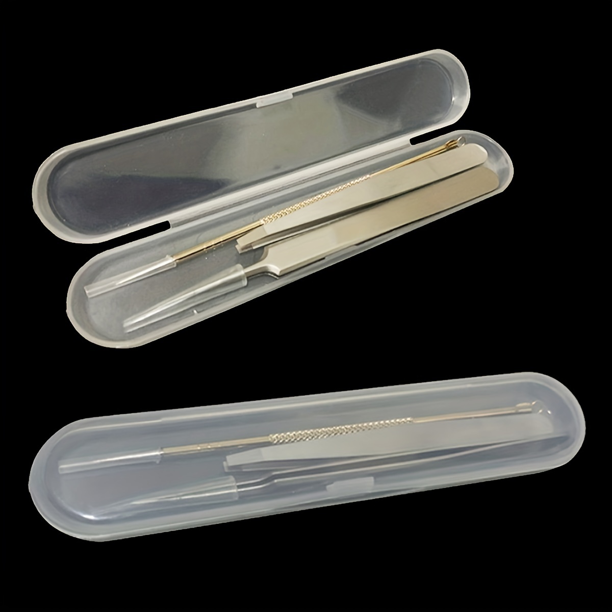 Transparent Plastic Long Oval Storage Box Suitable Storing - Temu