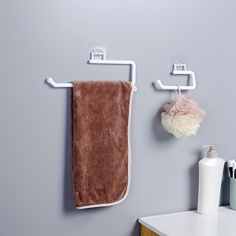 New Kitchen Tissue Holder Hanging Toilet Roll Paper Towel Holder Rack  Kitchen Bathroom Cabinet Door Hook Holder Organizer