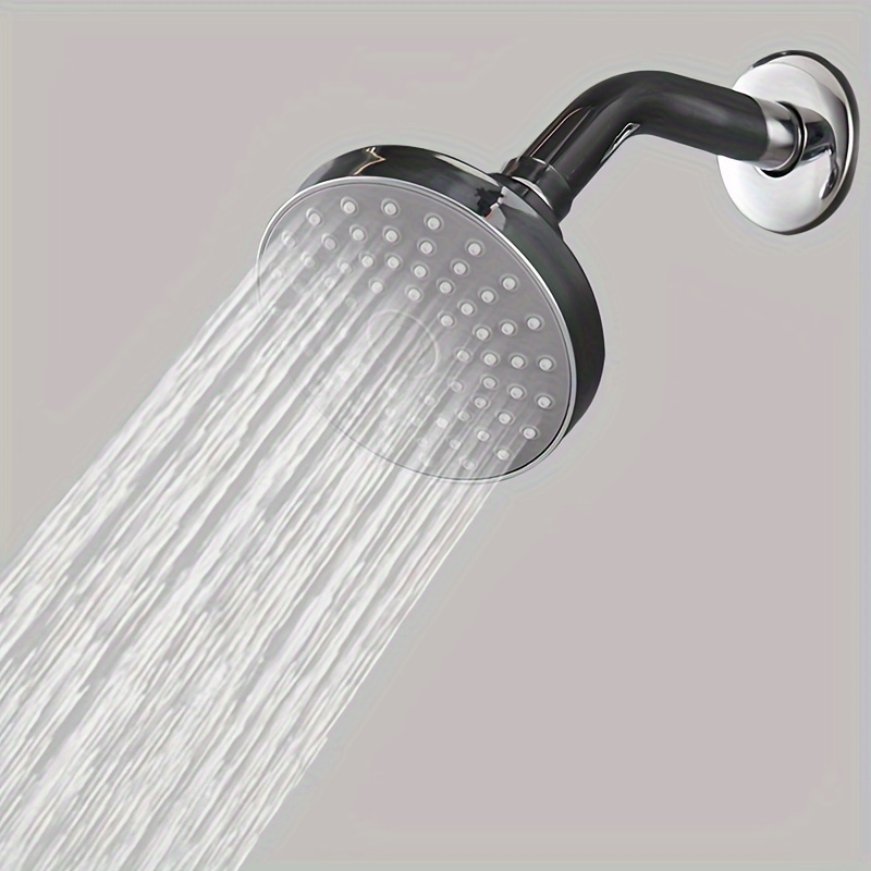 1pc 9 Inch Cool Black Top Spray Head, Bathroom Fixed Shower Head, Bathroom  Plastic Shower Head, Bathroom Accessories