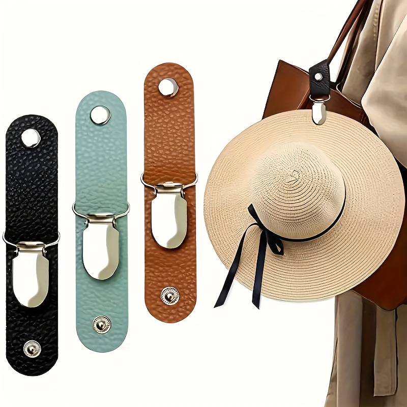 Hat Clip for Travel - Portable Hat Clip for Travel  Magnetic Hat Holder  Hands Free Bag Accessory for Travel Bags Backpacks Tote Pomrone :  : Home & Kitchen