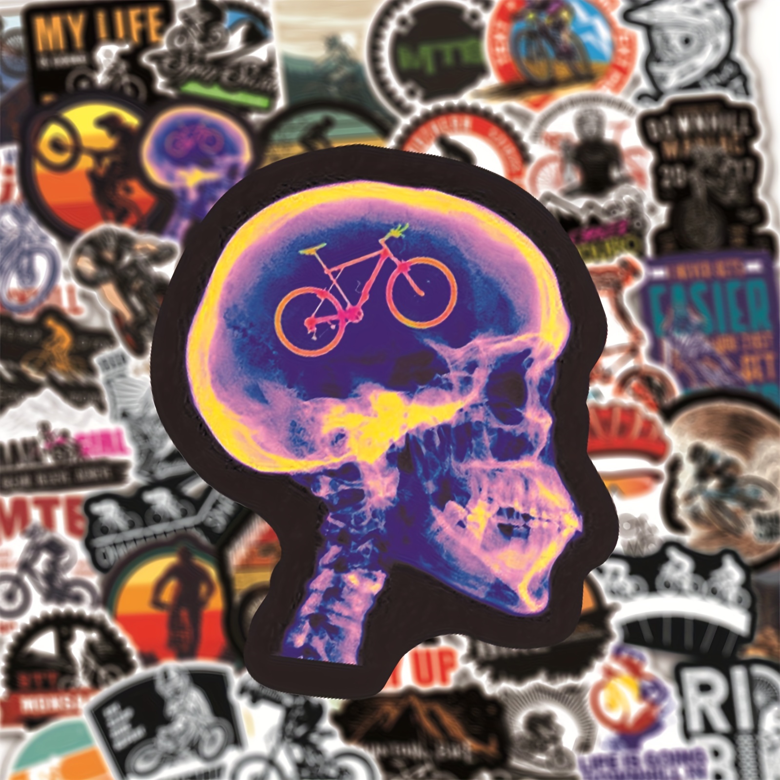 Motorcycle Series Waterproof Graffiti Stickers Motorcycle - Temu