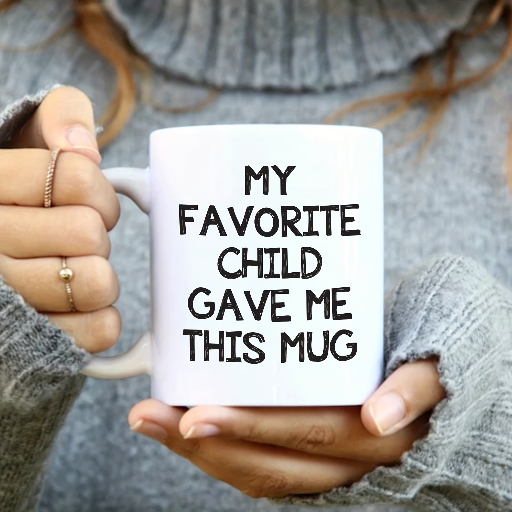 Favorite Child Coffee Mug Gift for mom, Christmas gifts for