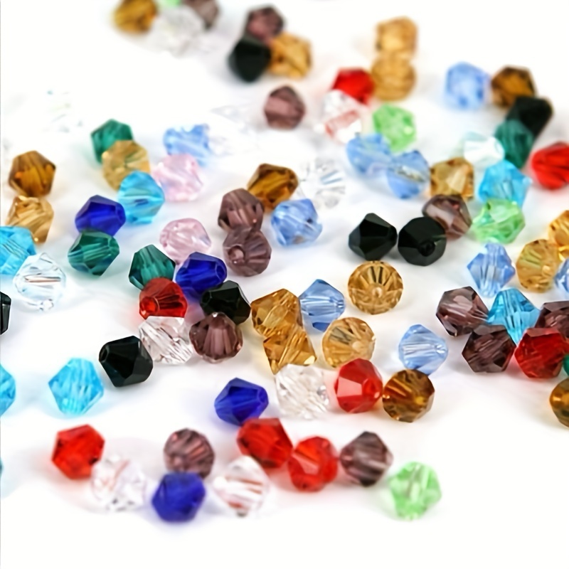 Crystal Glass Beads Diy Making Various Colors Inlaid Shapes - Temu
