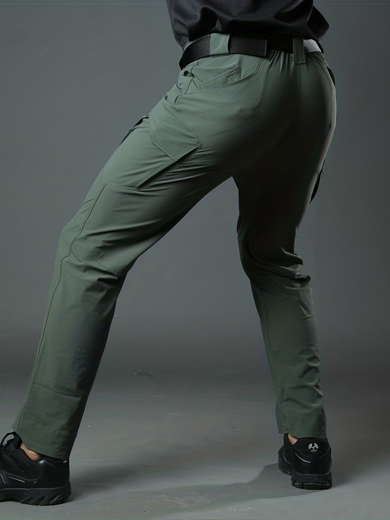 MAGCOMSEN Pantalones de senderismo ligeros para hombre, de secado rápido,  resistentes al agua, pantalones de trabajo para exteriores