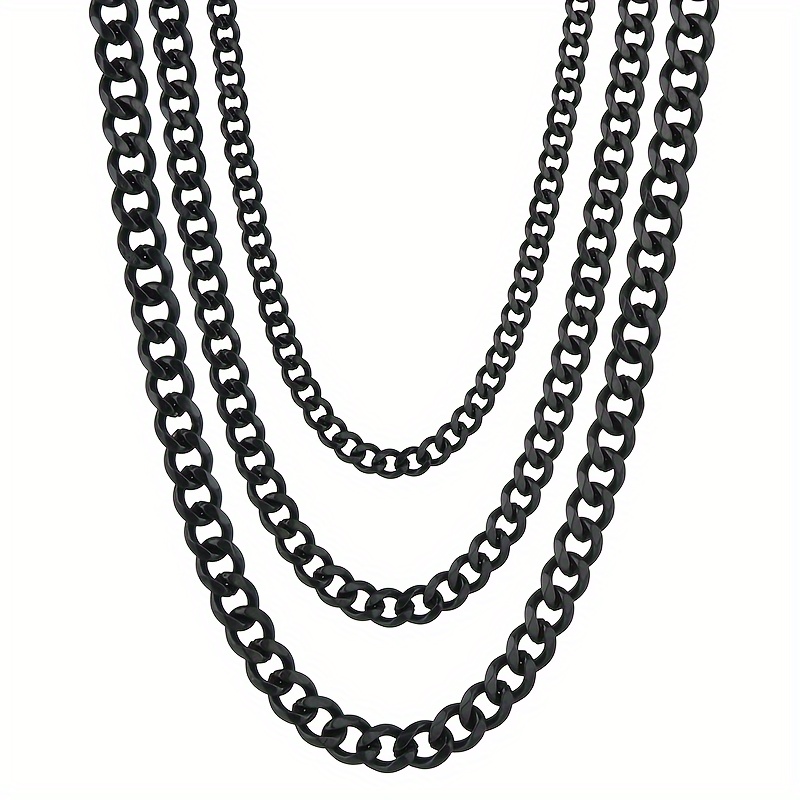 Stainless Steel Chain Necklace - 5mm Wide 60cm