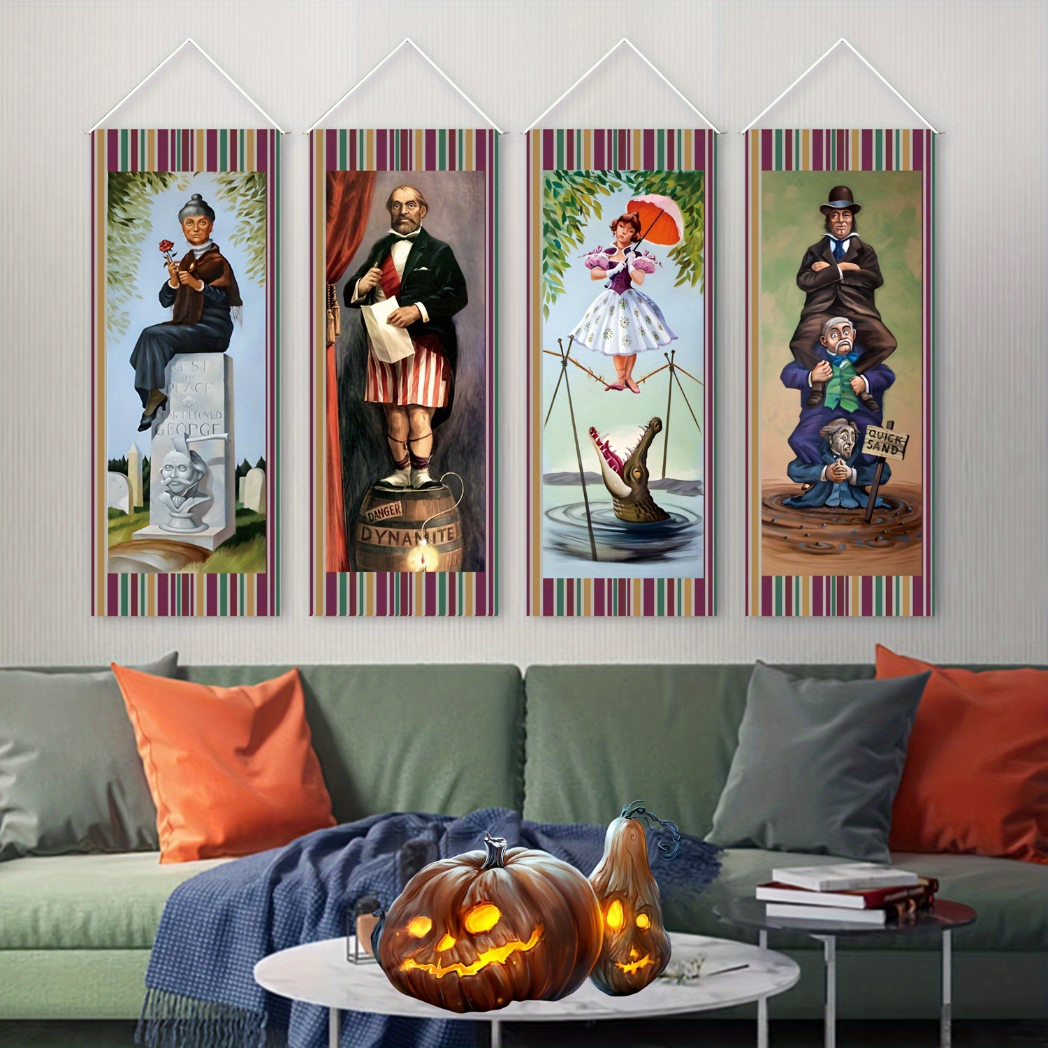 haunted mansion stretching portraits