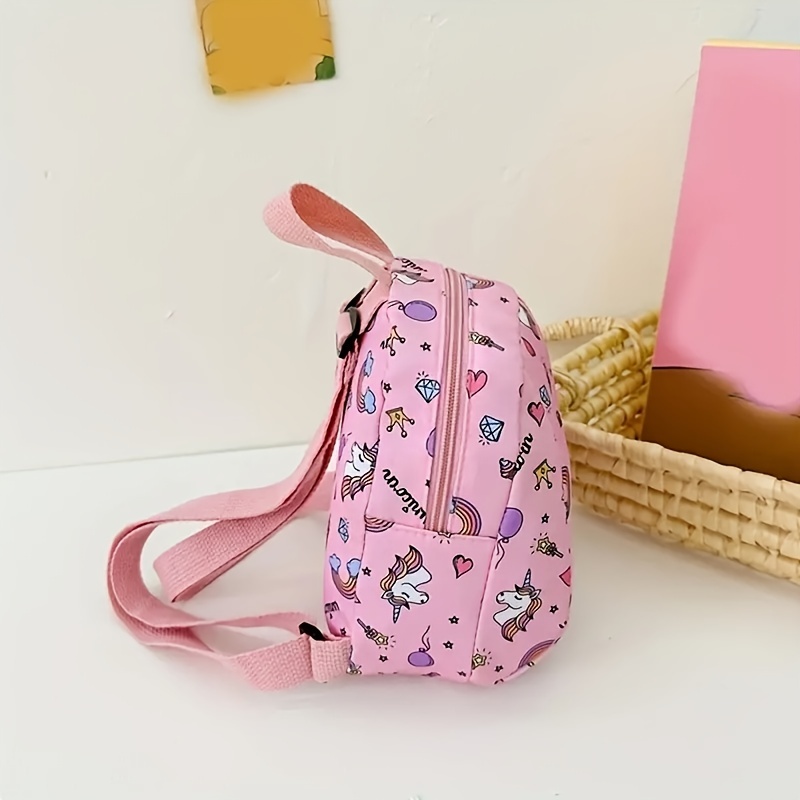 Cartoon Pattern Backpack Nylon Travel Backpack