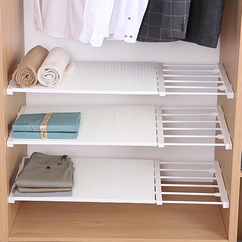 1pc Clear Acrylic Closet Organizer Divider, Wardrobe Storage