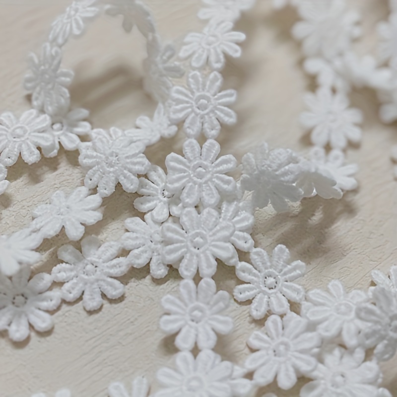 Polyester Lace - White