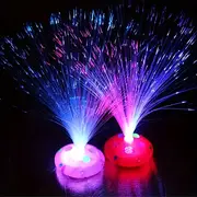led fiber optic light, 1pc led fiber optic light with 8 modes small table lamp for christmas thanksgiving holiday decorations party favors classroom gifts light without battery details 2