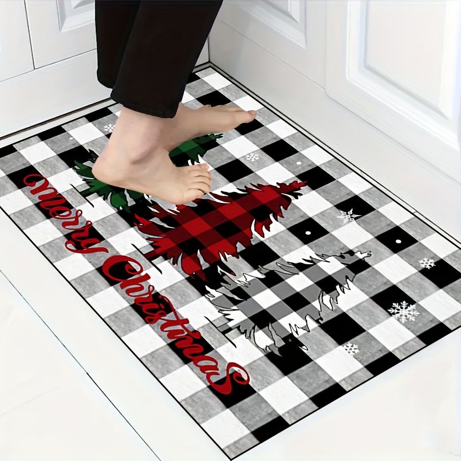 Soft Kitchen Mat, Christmas Gnome Non-slip Oil-proof Floor Mat, Waterproof  Runner Rug, Dirt-resistant Floor Mat, Entrance Doormat, Kitchen Living Room  Laundry Bathroom Water-absorbing Floor Mat Set, Room Decor, Xmas Home Decor  