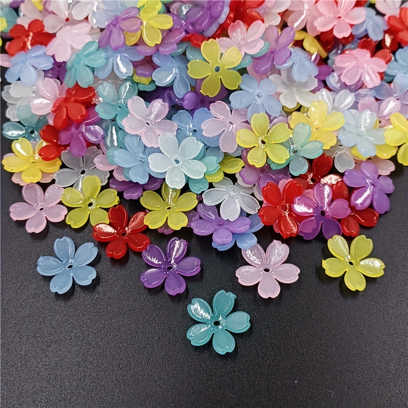 1000pcs 4 mm Mini Flowers Filigree Petal Beads Caps Findings Bulk End  Spacer Charms Bead Cap for Jewelry Making Supplies (Multicolor)