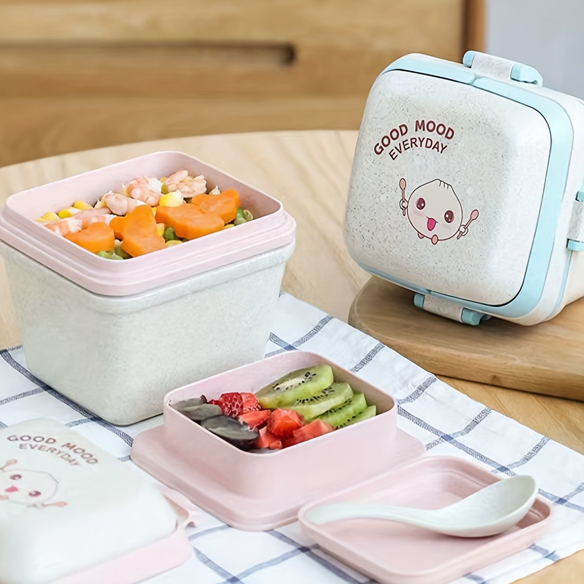 Lunch Box Bento Box Adult Lunch Box Lunch Containers 4 - Temu