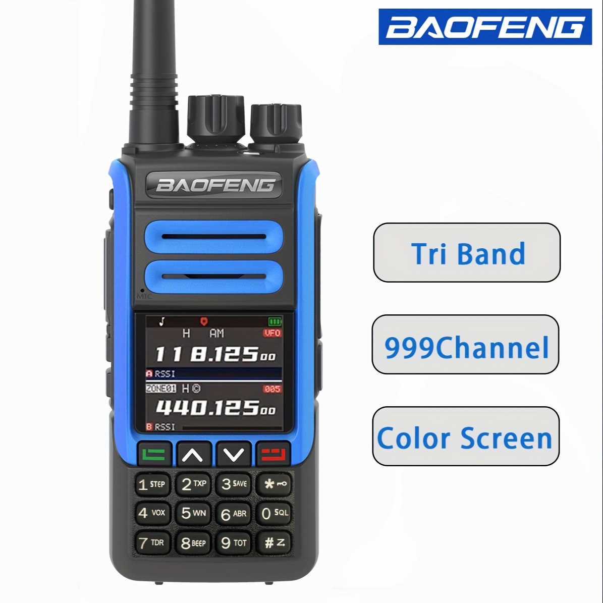 Baofeng – talkie-walkie UV 16 Max V2, 2 pièces, haute puissance