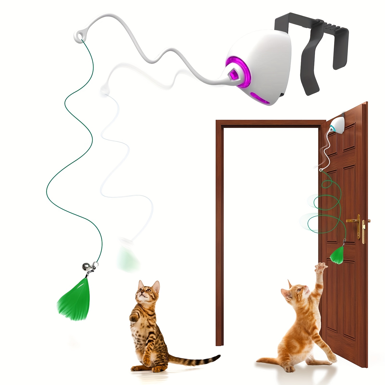 Keep Cat Happy Entertained Interactive Fishing Rod Toy! - Temu Austria
