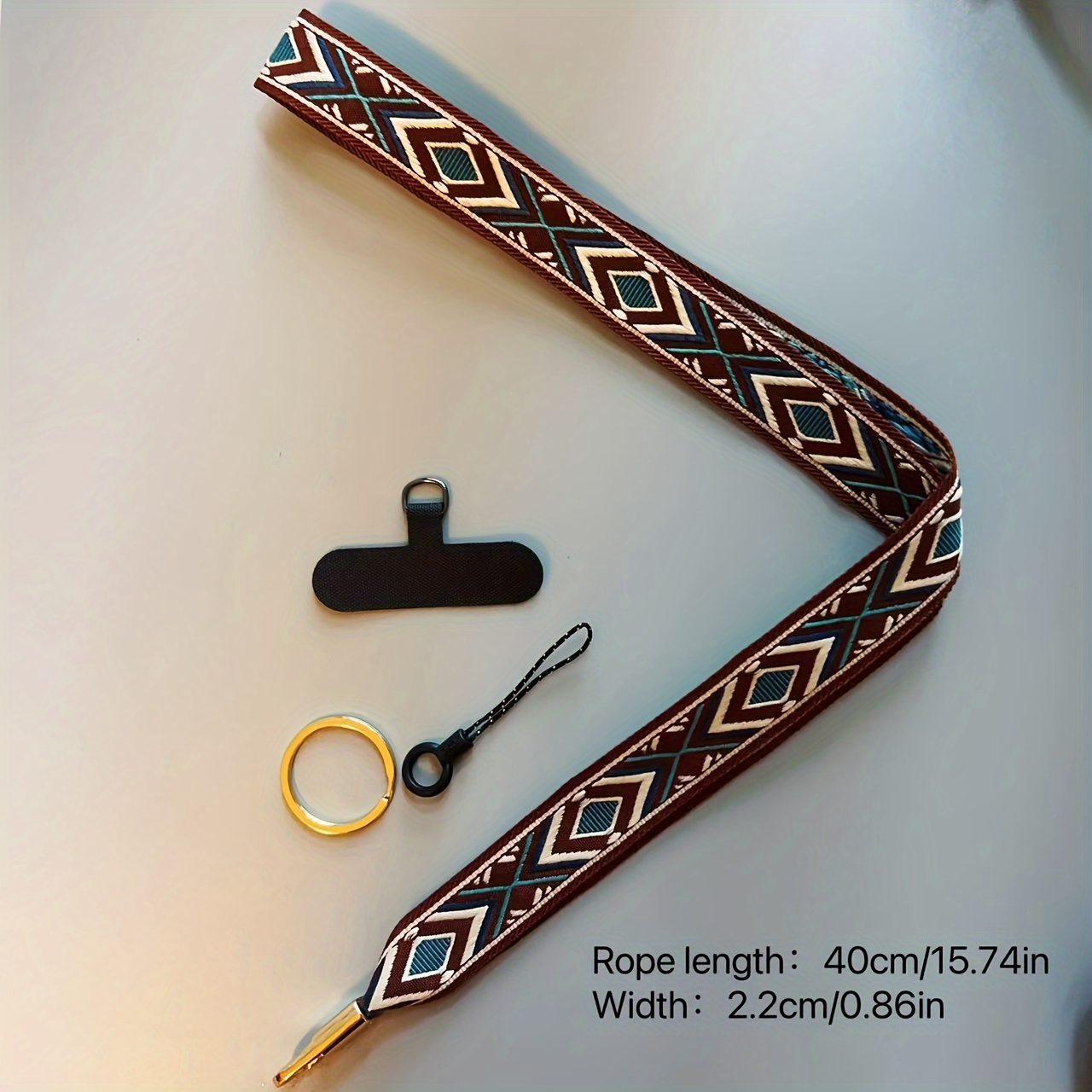 Mobile Phone Strap Vintage Lanyard Fabric Weaving Strap Wrist Rope Hanging  Neck Rope For Mobile Phone Case - Temu