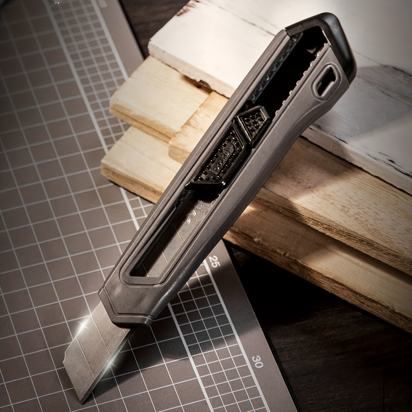 Utility Knife Sk 5 Blade Paper Cutter Retractable Box Cutter - Temu