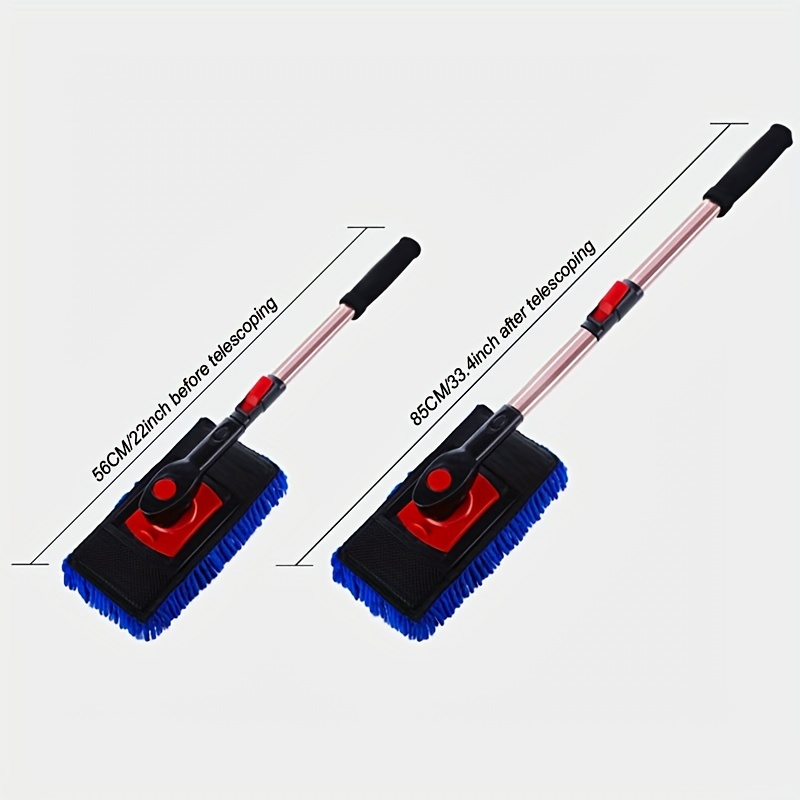 Car Telescoping Long Handle Chenille Broom 360 Degree - Temu