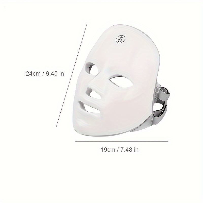 7 Couleurs USB Charge LED Masque Facial - Photon Care ; Éclaircissement Et  Soin De La Peau - Temu Switzerland