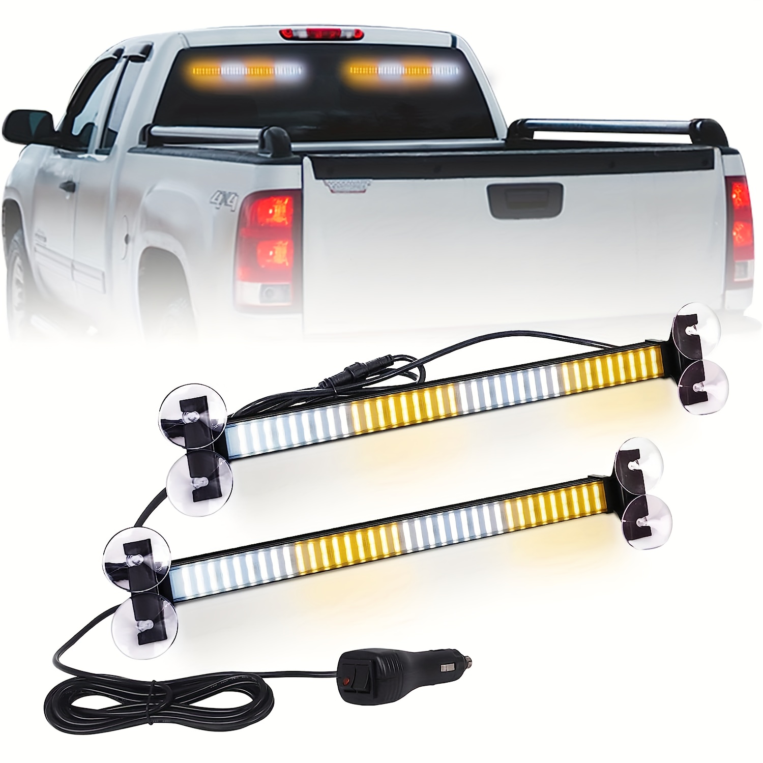 Car Flashing Light Emergency Vehicle Strobe Lights Front - Temu
