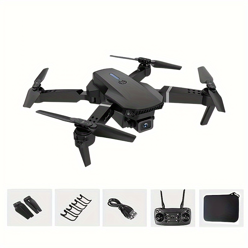 Mini Drone, 1080p High-definition Fpv Foldable Drone E88 Pro, One