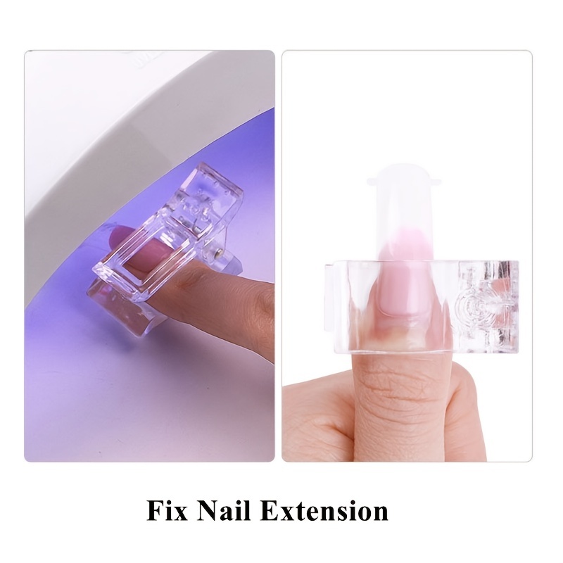 Clear PolyGel Nail Extension Clip – BGlam Reunion