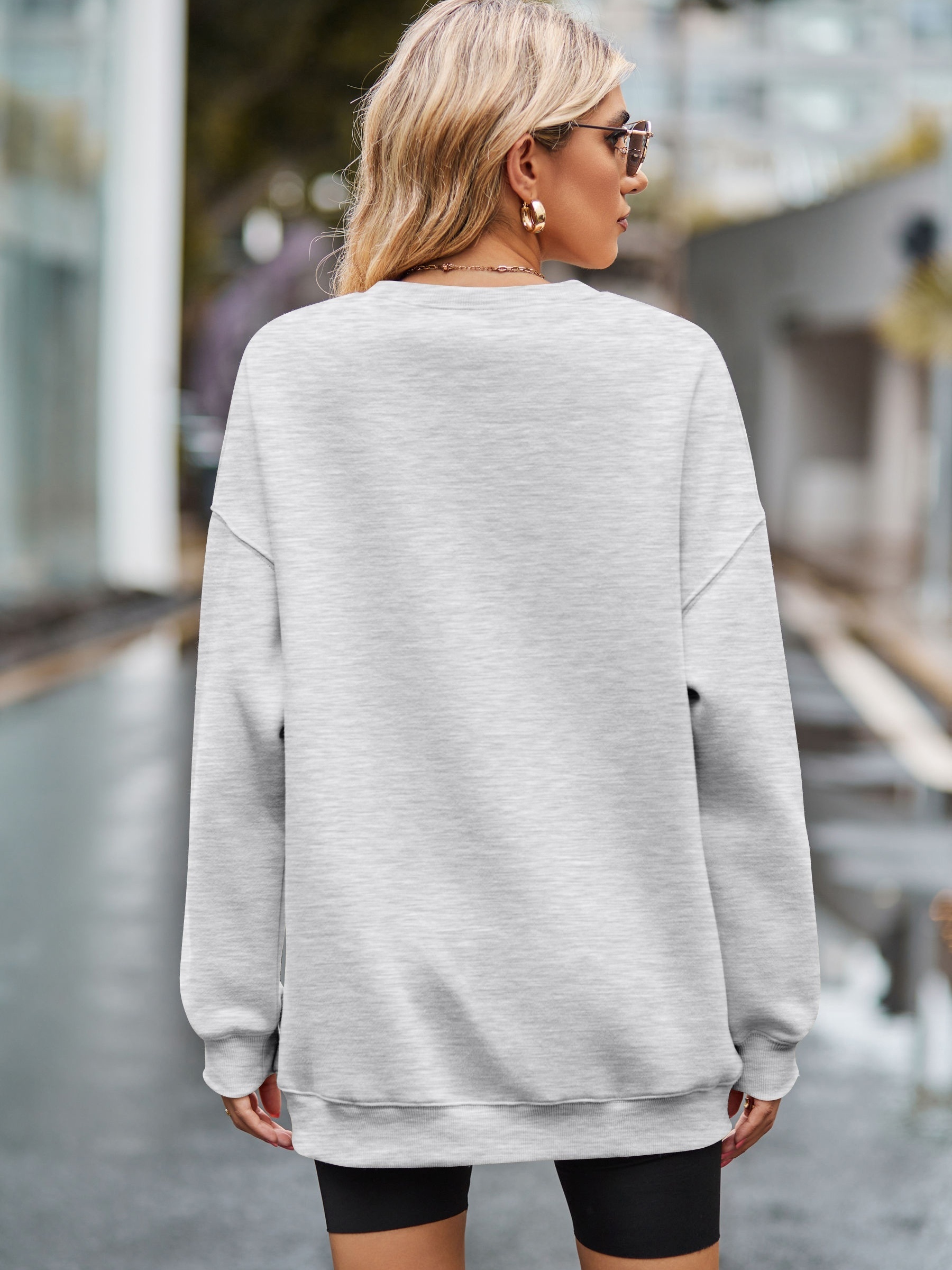 Oversized Sweatshirts for Women Fleece Hoodies Crewneck Pullover Comfy  Clothes Fall Winter Fashion 2023 