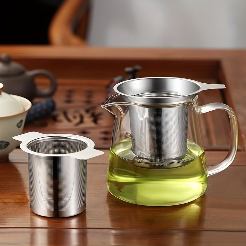 1pc 480ml 304 Stainless Steel Flat Bottom Cup, Multifunctional