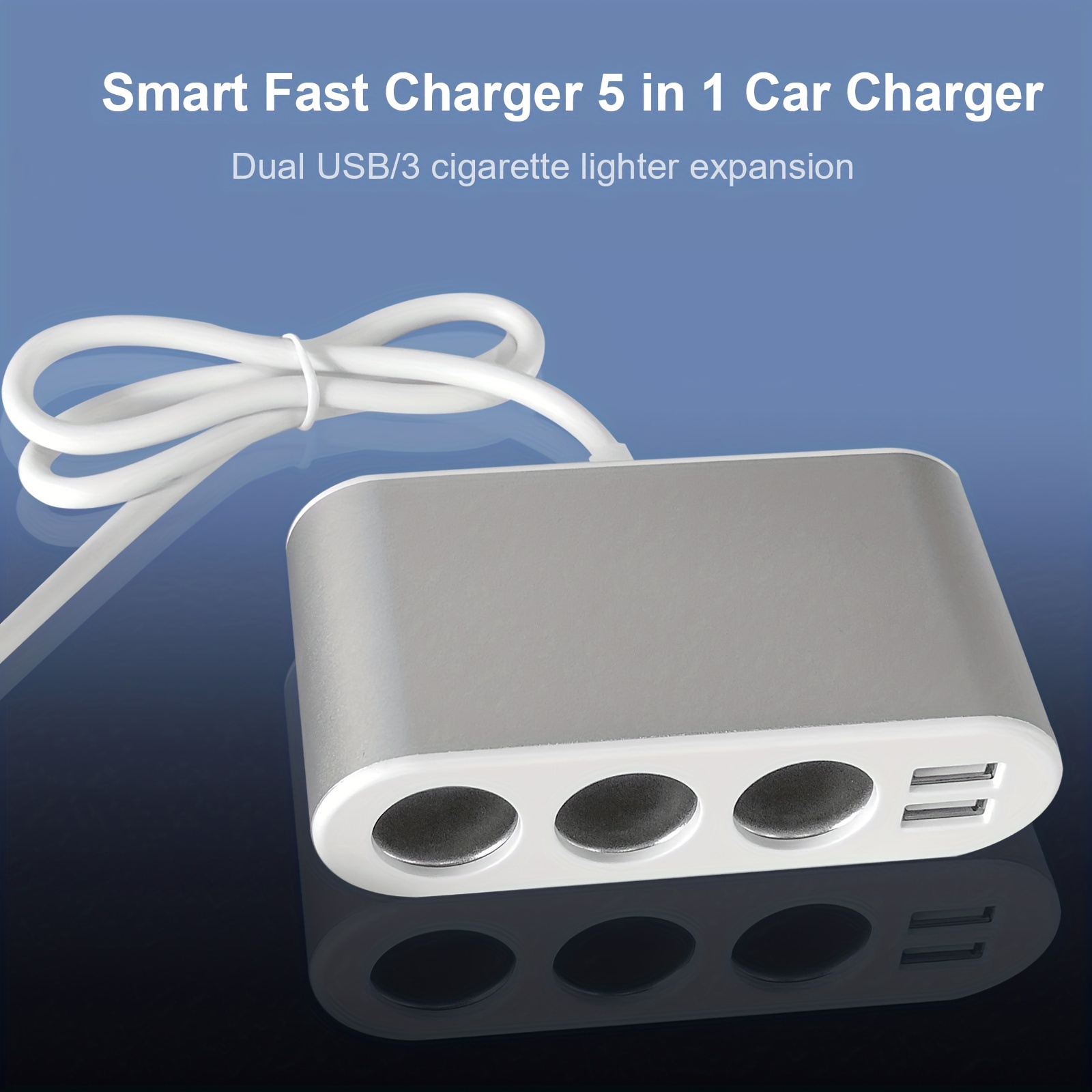 Mini Metal Fast Car Charger Cigarette Lighter Adapter For - Temu