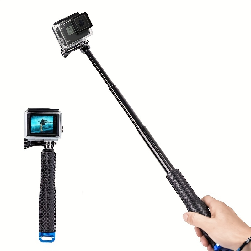 Palo selfie prémium para GoPro Hero 9 8 7 6 5 4 3 3+ 2 2018 Fusion Session,  ACASO, SJCAM cámaras de acción y teléfonos celulares y cámaras digitales
