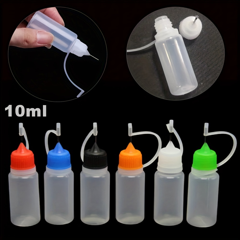 Needle Tip Squeezable Bottle Refillable Liquid Plastic - Temu