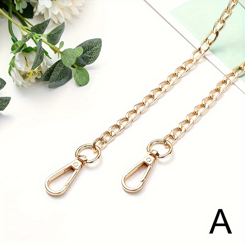 Simple Women's Bag Accessories Chain With Metal Buckles Iron