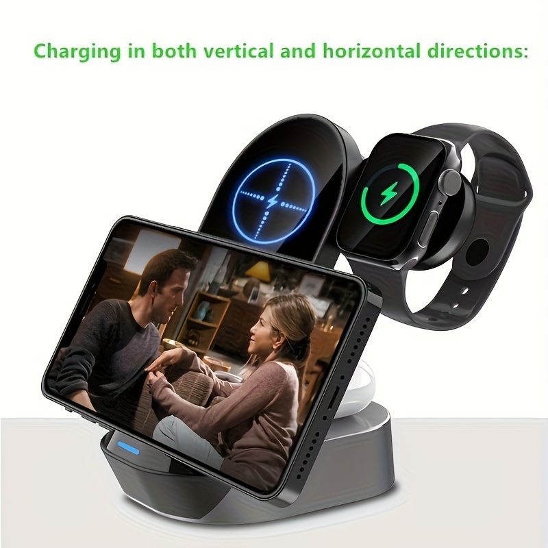 Dual Wireless Charger Multiple Devices 1 Wireless - Temu