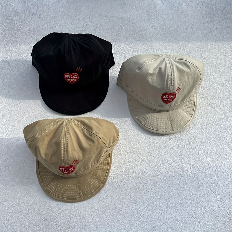 Short Brim Cargo Hat Men's And Women's Street Hip Hop Thin