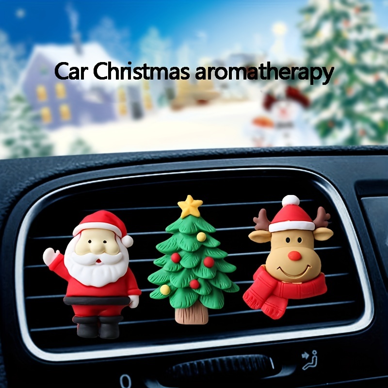 Christmas Wreath Pattern Car Aromatherapy Car Fragrance - Temu
