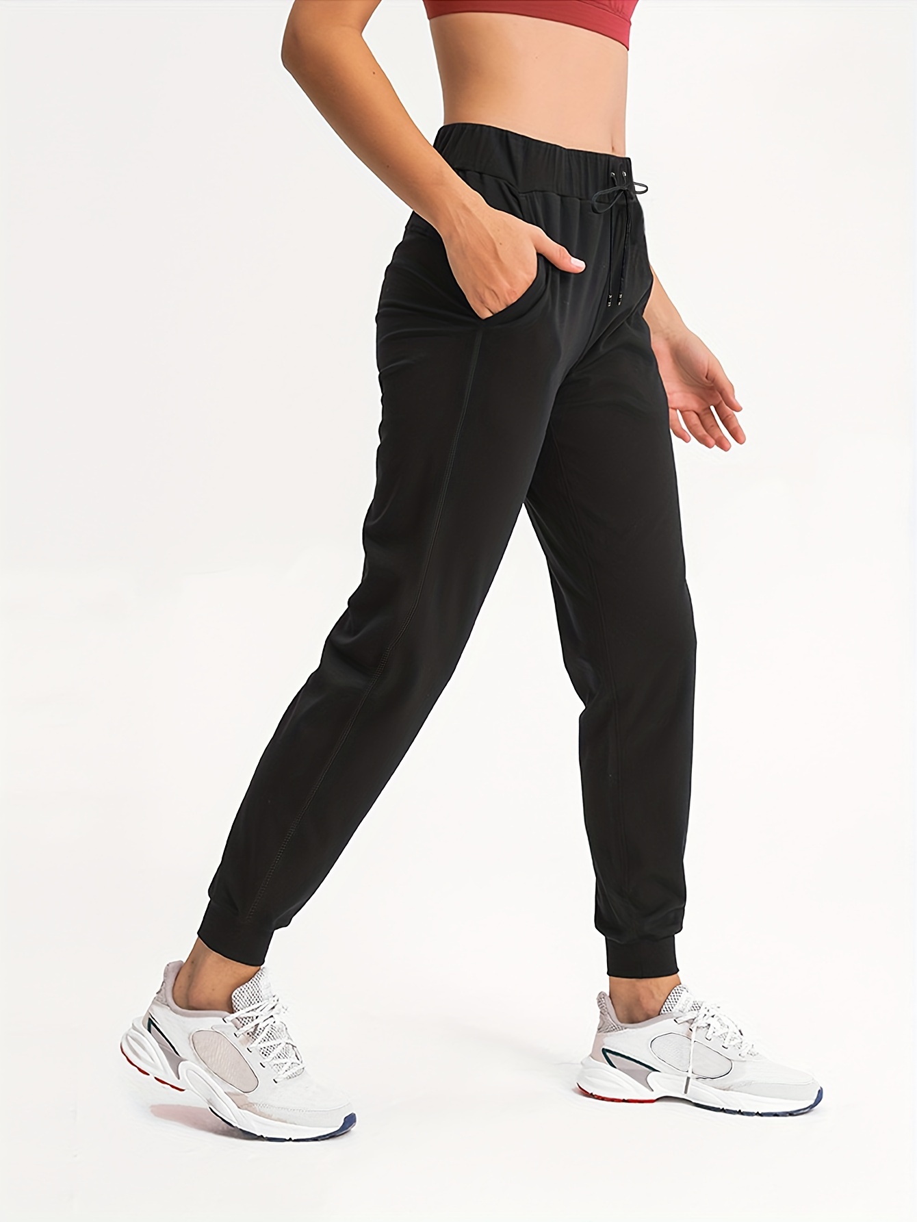 Women's High Waisted Yoga Pants Loose Fit Stretchy Sports Pants