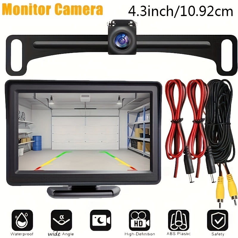 GreenYi Car Parking Video Channel Converter Auto Front / Side and Rear View  Camera Video Control Box With Manual Switch
