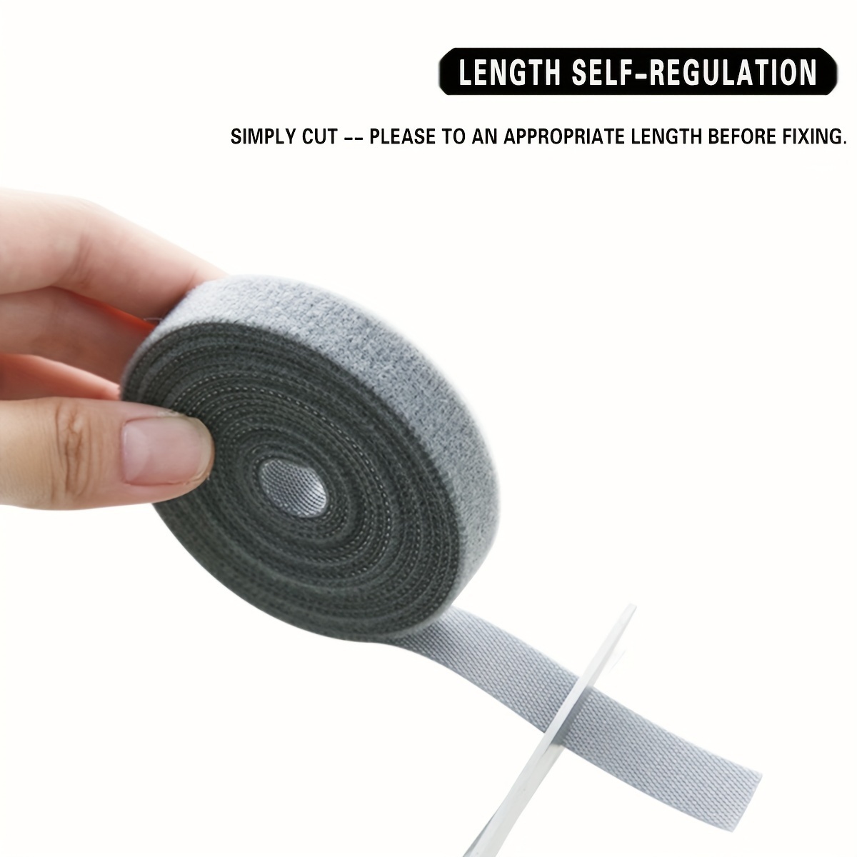 Total Cable Management Releasable Cable Ties Hook Loop - Temu