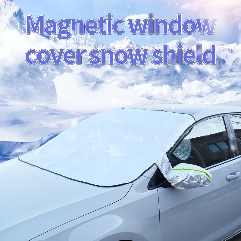 Car Front Windshield Snow Cover Car Sun Visor Front Windshield, Car  Windshield Snow Sun Shade Waterproof Protector Cover Car Front Windscreen  Cover