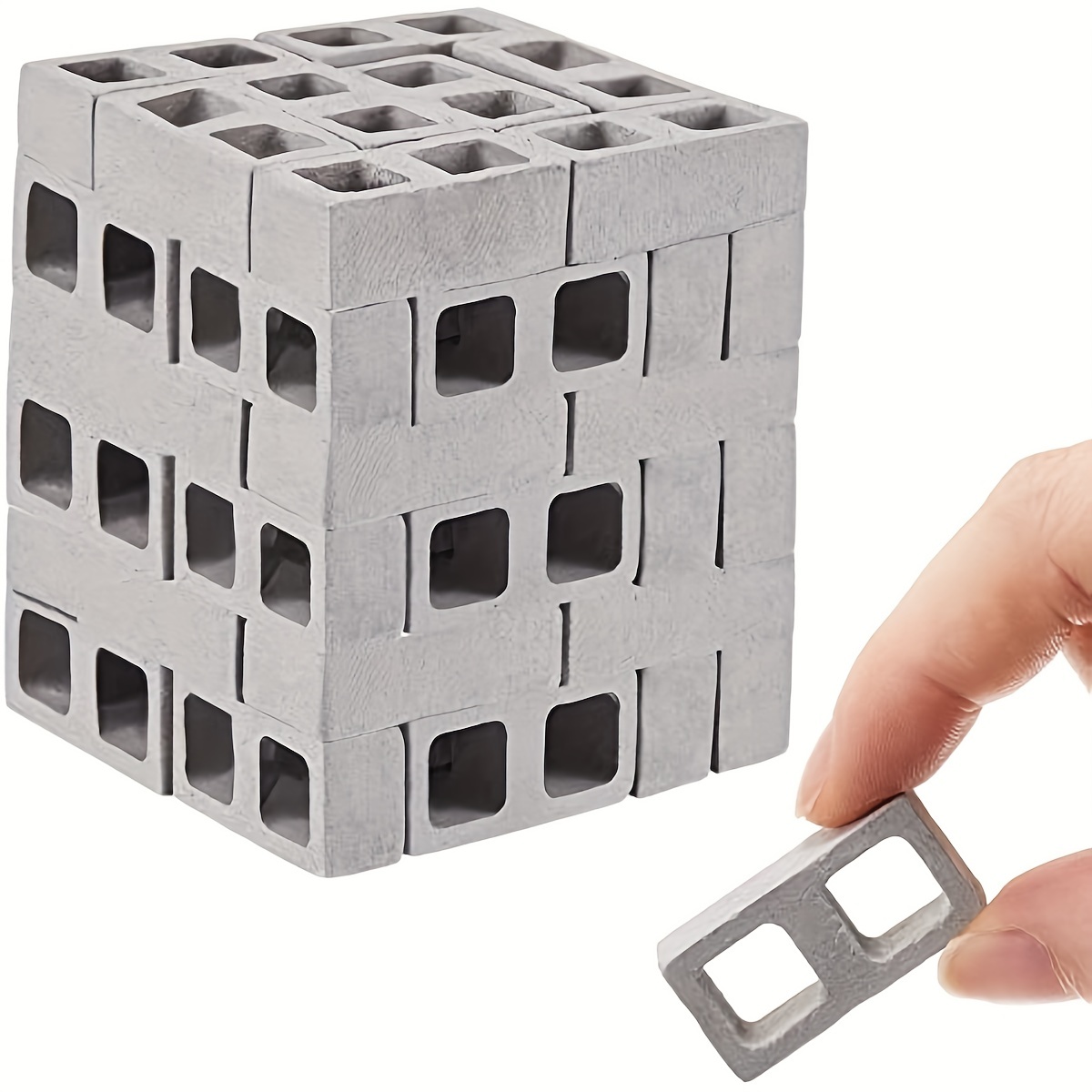 Miniature Cinder Blocks 1/12 Scale Mini Bricks For Diy - Temu Republic of  Korea