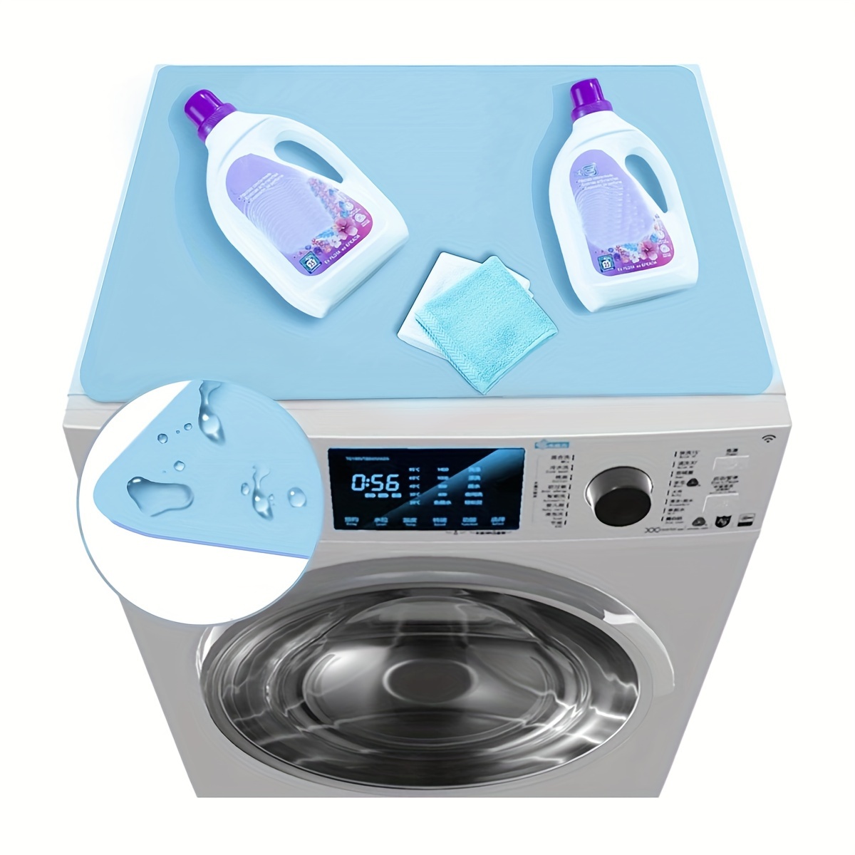 Tragbare Waschmaschine Mini-Waschmaschine Reinigung Blaues Licht  Halbautomatische Waschsocken für Wohnung T