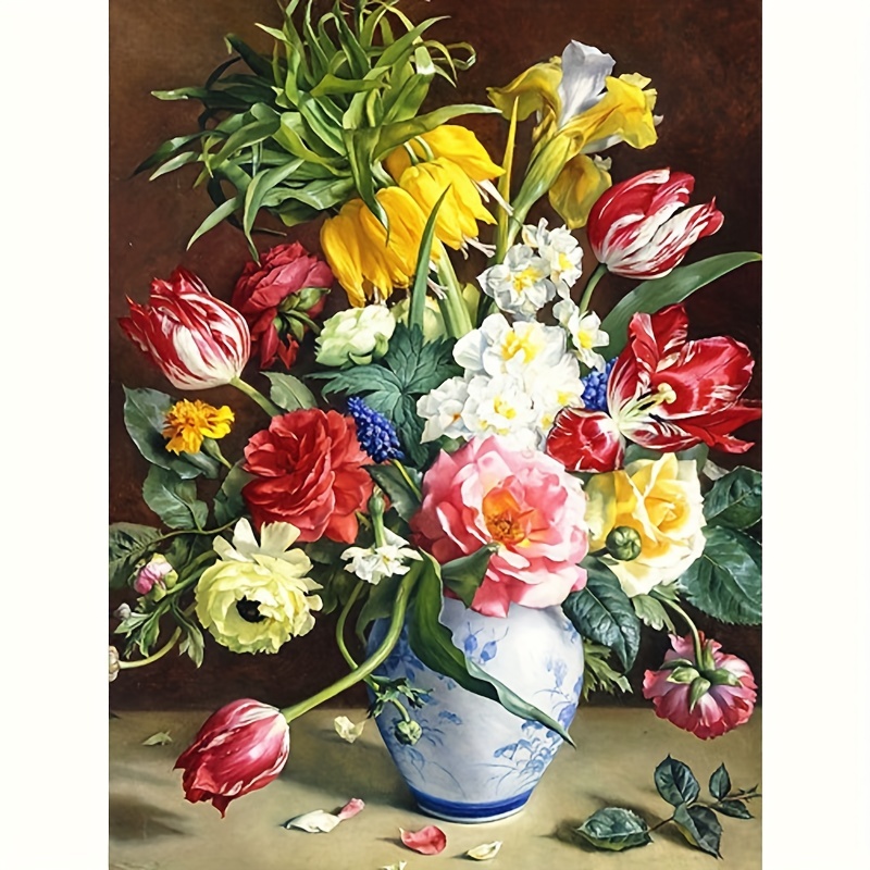 Flower Vase Embroidery Kit