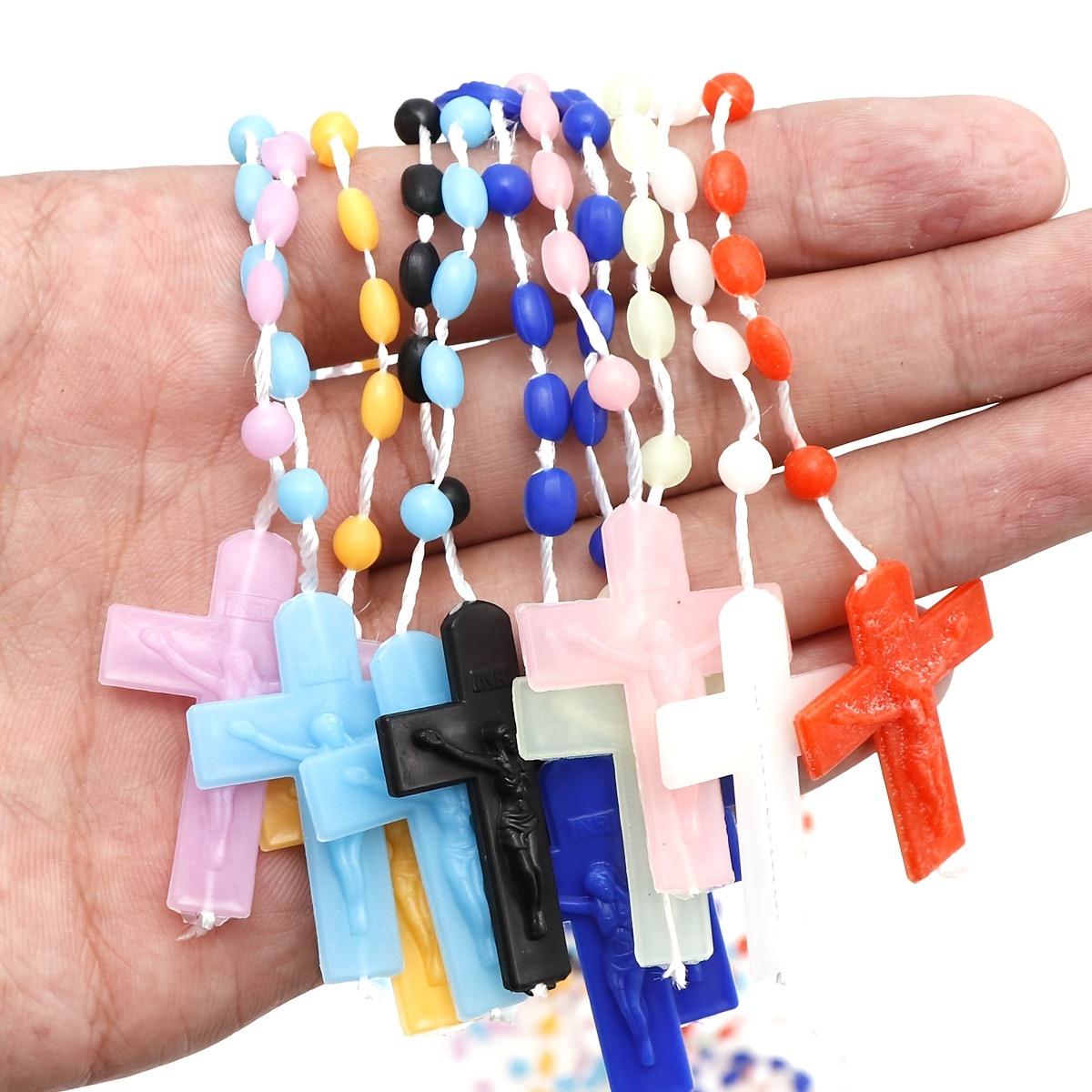 DIY 2 Sets Rosary Making Kit Rosary Necklace Kit 