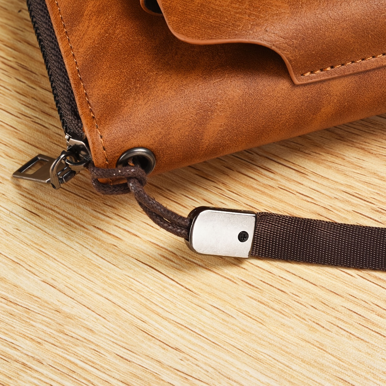 Comprar Bolso de piel para teléfono móvil para hombre cartera