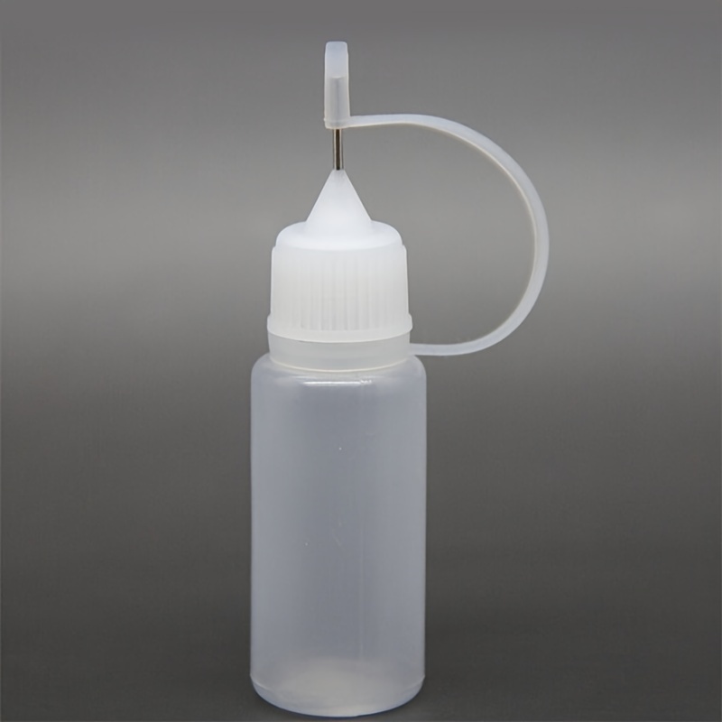 Plastic Precision Oiler/Oil Dispenser Bottle with 25 Gauge Blunt Needle (3  Pieces)