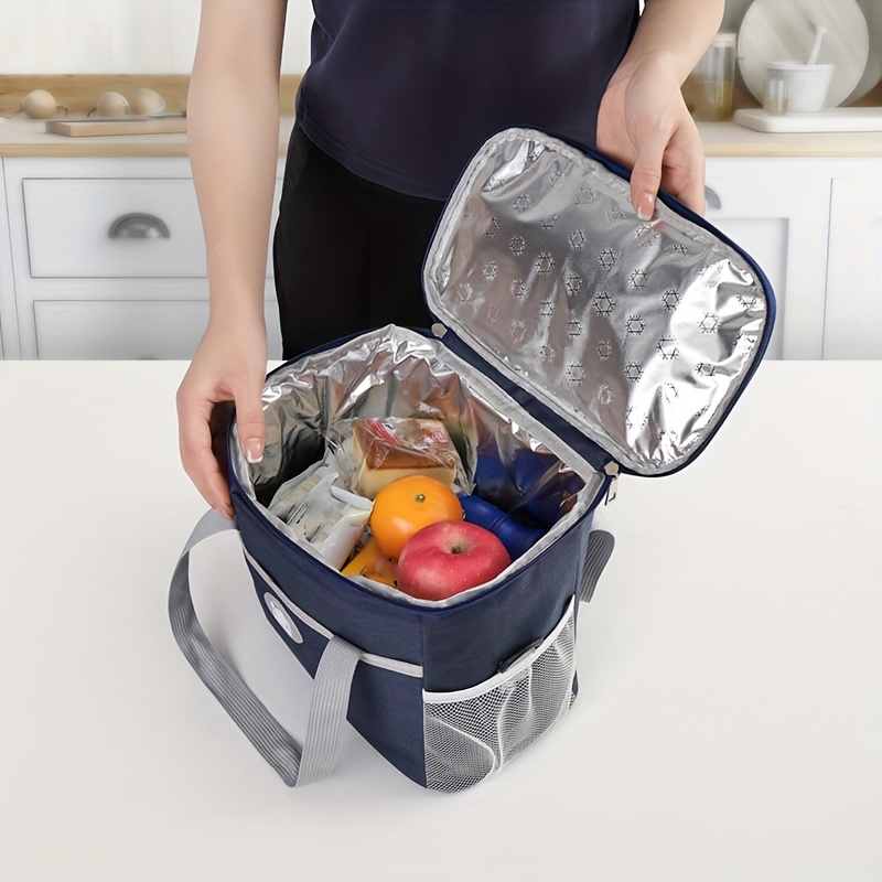 Insulated Lunch Bag With Large Capacity Ice Pack Perfect For - Temu