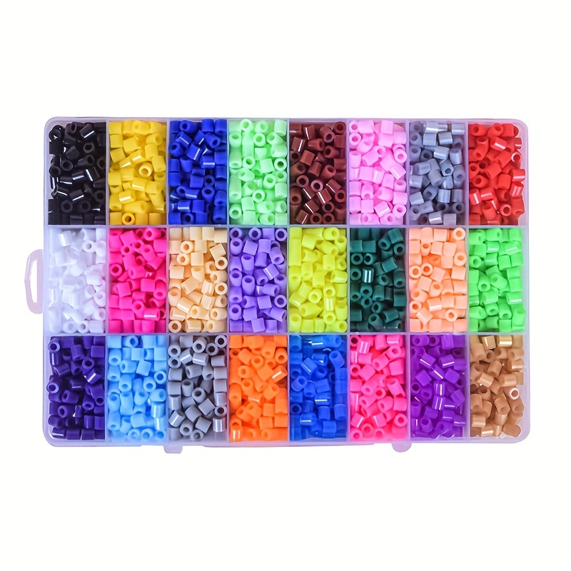 Magic Non-Iron Fuse Beads Set 24 Colors 4800 Beads 5mm Refill Beads (4800  Beads Complete Set)
